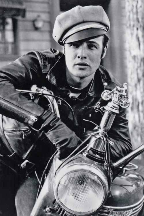 Marlon Brando In the Wild One Poster 8 x 12 inch Tin Sign