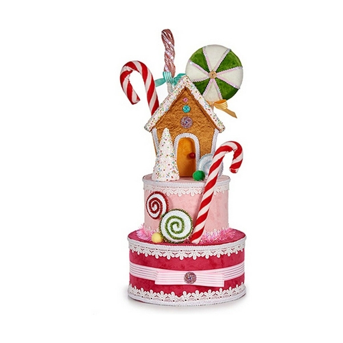 Christmas bauble Cake 28 x 55 x 28 cm Pink