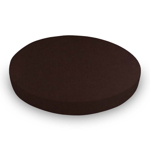 SheetWorld Fitted Round Crib Sheet - 100% Cotton Jersey - Solid Brown,