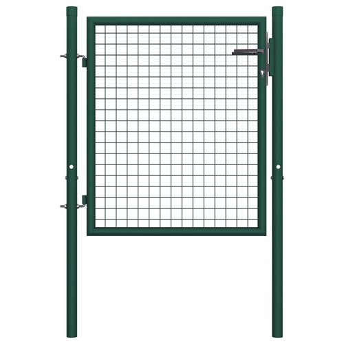 Fence Gate Steel 39.4"x29.5" Green