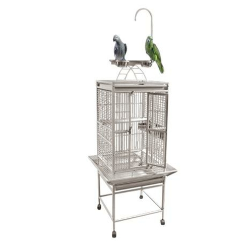 A&E Cage 8001818 Blue 18 x 18 in. Play Top Cage with 5 & 8 Bar Spacing