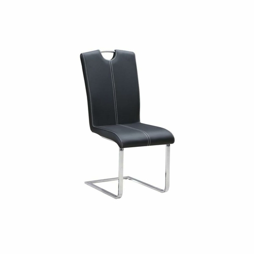 Dining Chair DKD Home Decor Black Metal Polyurethane (59 x 45 x 102