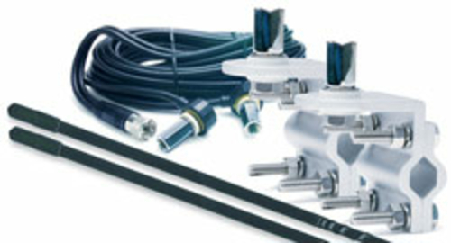 Roadpro RPPS-23KB 3 Dual Antenna Kit Black 16ga.