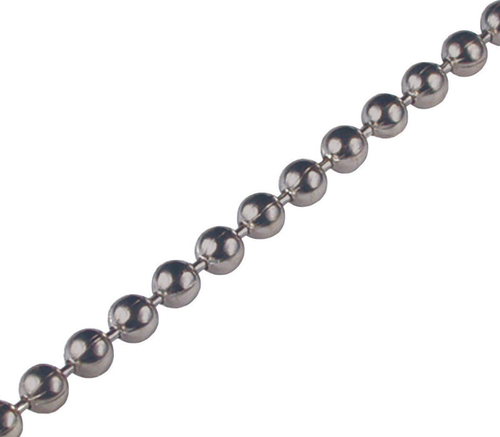 Hillman 5967310 Metal Silver Beaded Chain - 100 per Pack