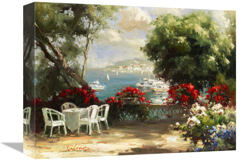 Global Gallery GCS-132460-1216-142 12 x 16 in. Verranda Luncheon Art P