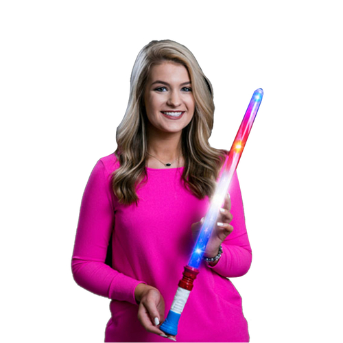 Blinkee AFPLSLU-RWB RWB Light Up Patriot Saber LED Sword