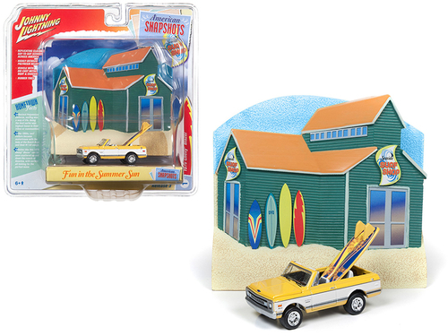 1970 Chevrolet Blazer Convertible Pickup Truck Yellow and White with