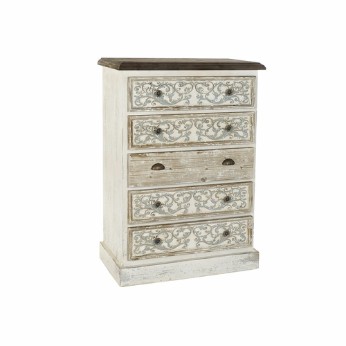 Chest of drawers DKD Home Decor White Fir 85 x 36 x 120,5 cm