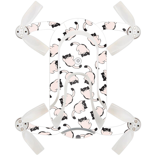 MightySkins ZEDOPO-Raining Cats Skin for Zerotech Dobby Pocket Drone -