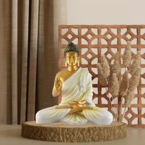 Lord Gautam Meditating Buddha Statue For Home Decor Idol Decorative