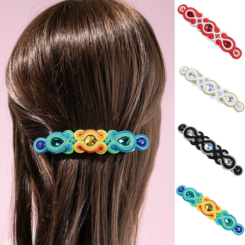 Handmade Soutache Hair Barrette