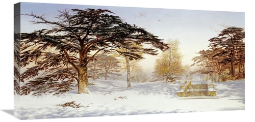 Global Gallery GCS-266854-30-142 30 in. Untrodden Snow within Three Mi