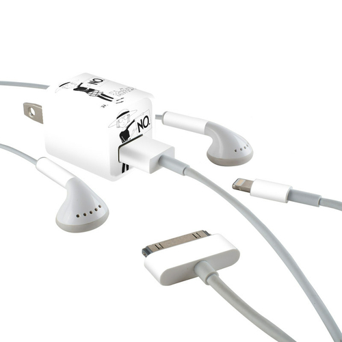 DecalGirl ACH-SENTENCE Apple iPhone Charge Kit Skin - Sentence