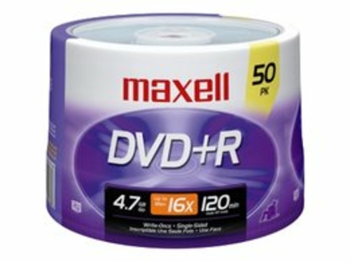 Maxell MAX639013 Disc, DVD-R, 4.7GB For General use, 16X&#