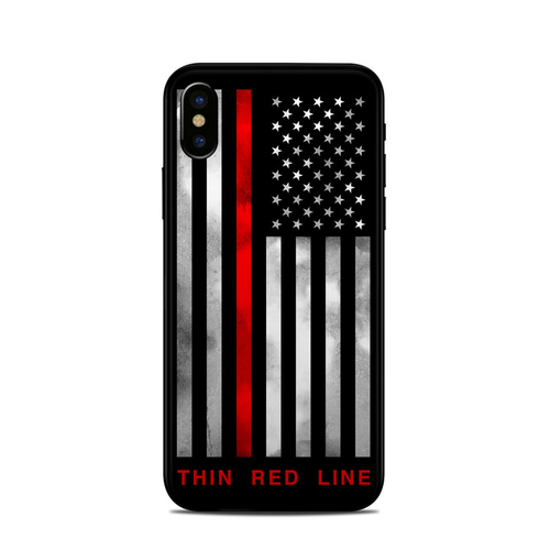 DecalGirl AIPX-THINRLINE Apple iPhone X Skin - Thin Red Line