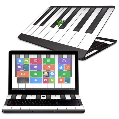 MightySkins RABLPR17-Piano Keys Skin for 17 in. Razer Blade Pro, P