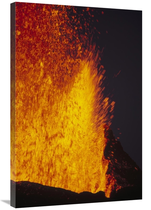 Global Gallery GCS-451143-2436-142 24 x 36 in. Lava Fountains, Feb