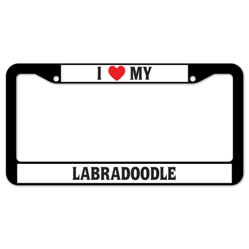 SignMission D-LPF-02-137 12 x 6 in. I Love My Labradoodle Plastic Lice