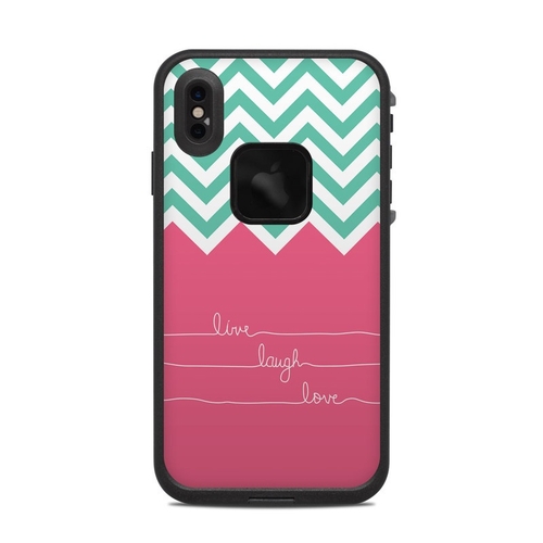 DecalGirl LFXSM-LIVELAUGHLOVE Lifeproof iPhone XS Max Fre Case Skin - 