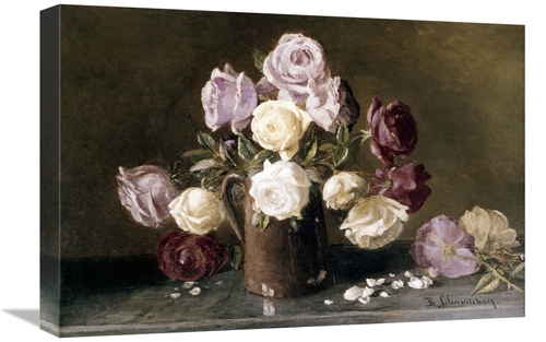 Global Gallery GCS-277076-22-142 22 in. Roses Art Print - Benjamin Cha