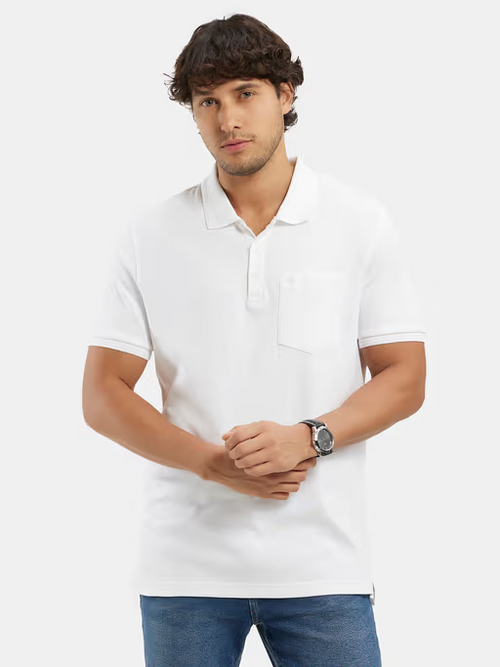 Men's Polo Neck Half Sleeve Sweat Proof Sport Tshirt (Size-M)