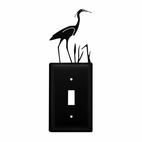 Wrought Iron Heron Switch Cover