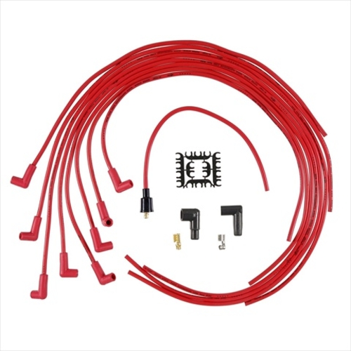 4041R 8 Mm. Super Stock Copper Universal Wire Set, Red