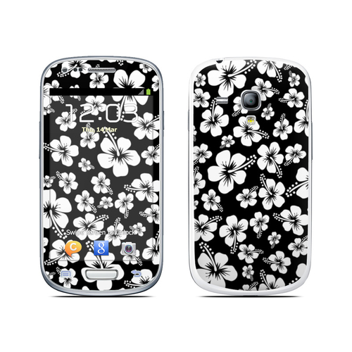 DecalGirl SG3M-ALOHA-BLK Samsung Galaxy S III Mini Skin - Aloha Black