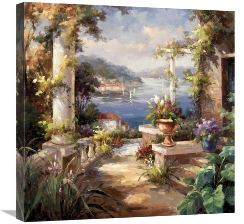 Global Gallery GCS-132504-2424-142 24 x 24 in. Pompeii Terrace Art Pri