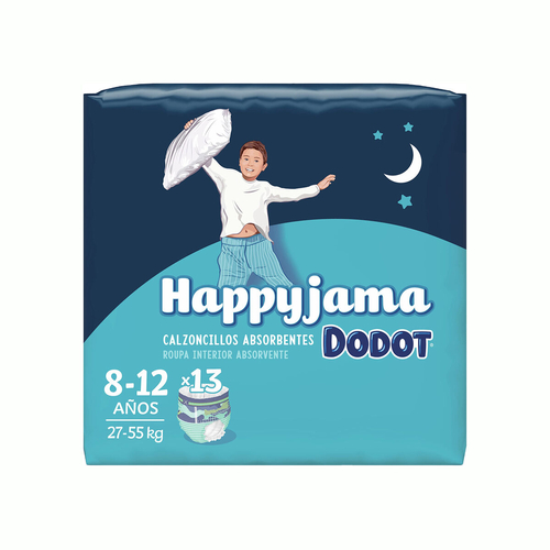 Disposable nappies Dodot Happyjama 8-12 Years Size 8 13 Units