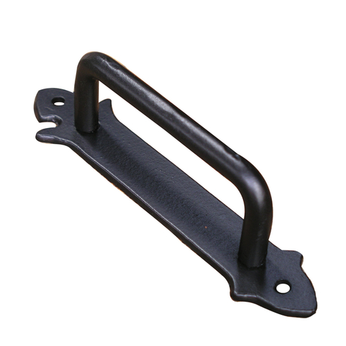 Artesano Iron Works AIW-H3C Wall Mounted Round Hook, Black - 3 Pie