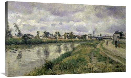 Global Gallery GCS-279439-44-142 44 in. The Rivers Edge Art Print - Ca