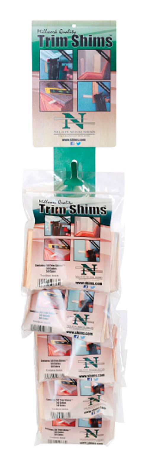 Trim Shim 5007444 1 x 3.5 in. Nelson Wood Shim - Pack of 50