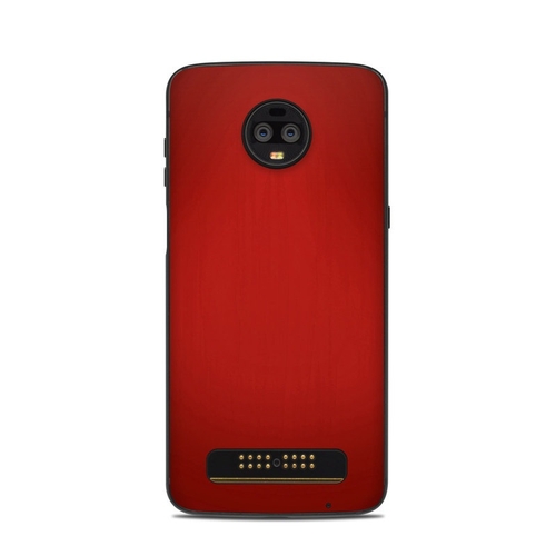 DecalGirl MMZ3-REDBURST Motorola Moto Z3 Skin - Red Burst