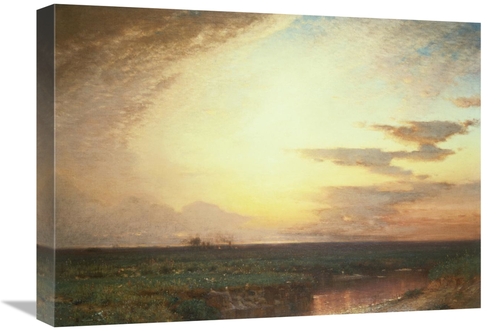 Global Gallery GCS-281905-22-142 22 in. Twilight on the Western Plains