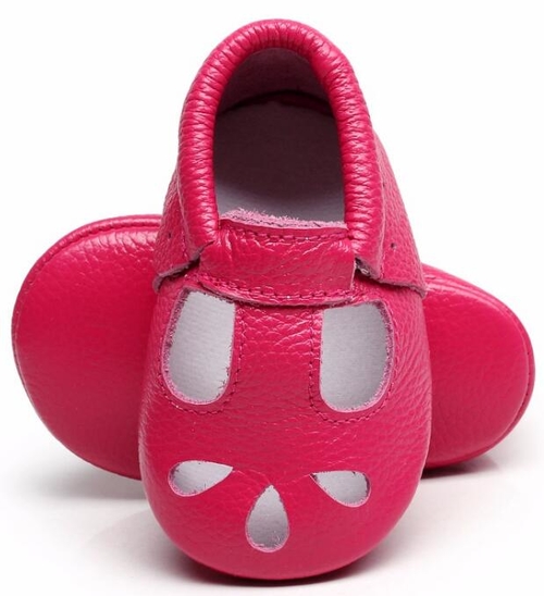 New Genuine Leather Hollow Water Drops Design T