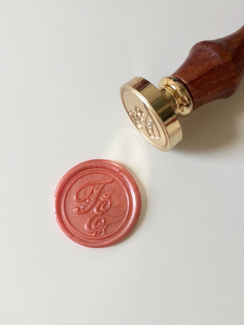 Wedding Wax Seal Stamp with initials