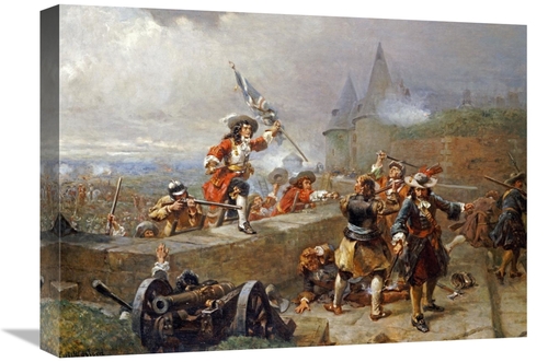 Global Gallery GCS-266543-22-142 22 in. Storming the Battlements Art P