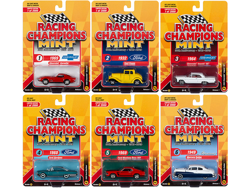 2019 Mint Set A of 6 Cars Release 1 \30th Anniversary\" (1989-2019)