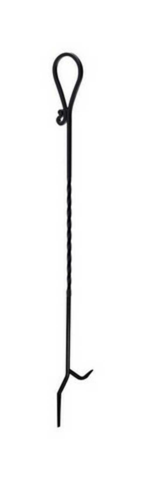 Panacea 15353 Black Twisted Steel Fireplace Poker