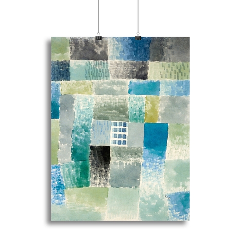 First House in a Settlement 1926 No.1 Canvas Print or Poster