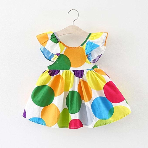 2019 Summer Cute Infant Baby Girls Dress Dot Print