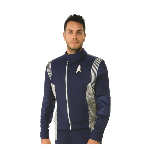Rubies 279851 Star Trek Discovery Mens Silver Science Uniform, Ext