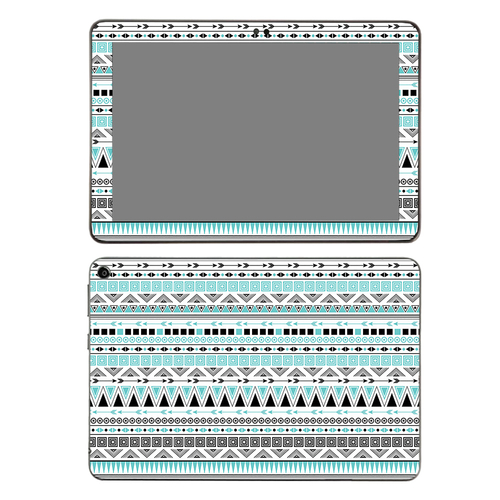 MightySkins AMFIHD82-Turquoise Tribal Skin for Amazon Fire HD 8 2020 -