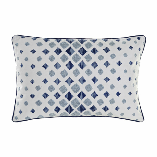 Cushion DKD Home Decor 8424001850471 60 x 15 x 40 cm Blue White