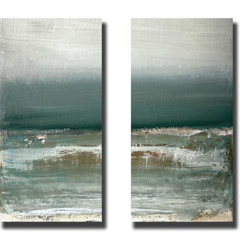 Artistic Home Gallery 1224V834CG Shallows I & II by Caroline Gold Prem