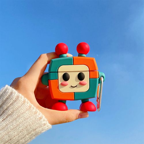 Carton 3D Robot airpods 3 case