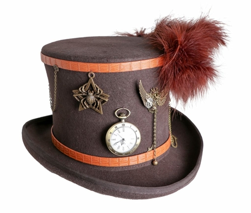 Western Fashion 69517-XL 6 in. x 61 cm 100 Percent Wool Felt Steampunk