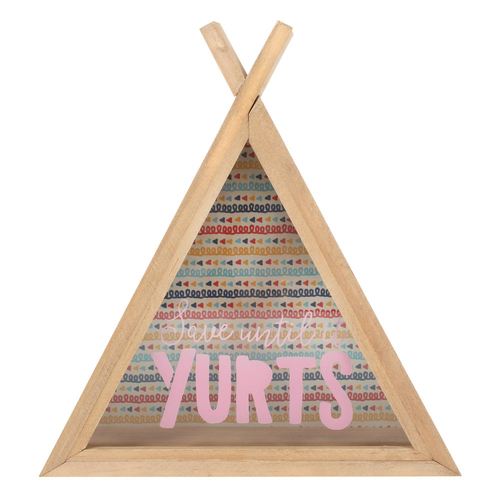 Save Until It Yurts Teepee Money Box