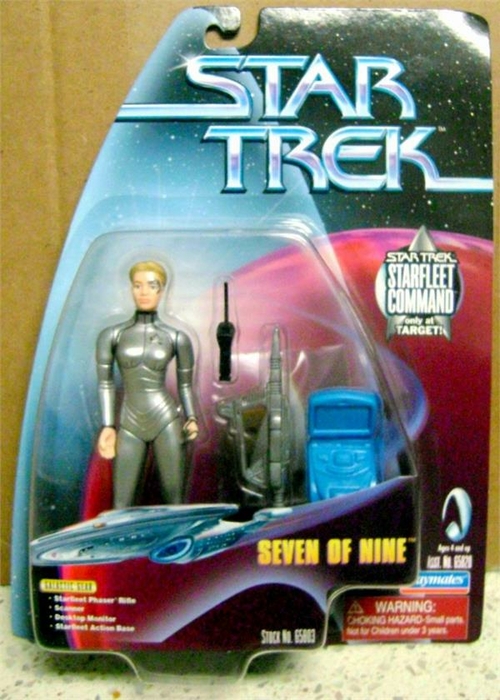 Autograph Warehouse 597840 4 in. Seven of Nine Star Trek Voyager Toy F